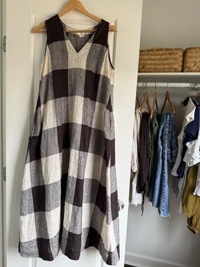 Toast Linen Dress